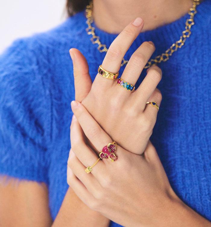 Anna Nina Written In The Stars Ring Silver