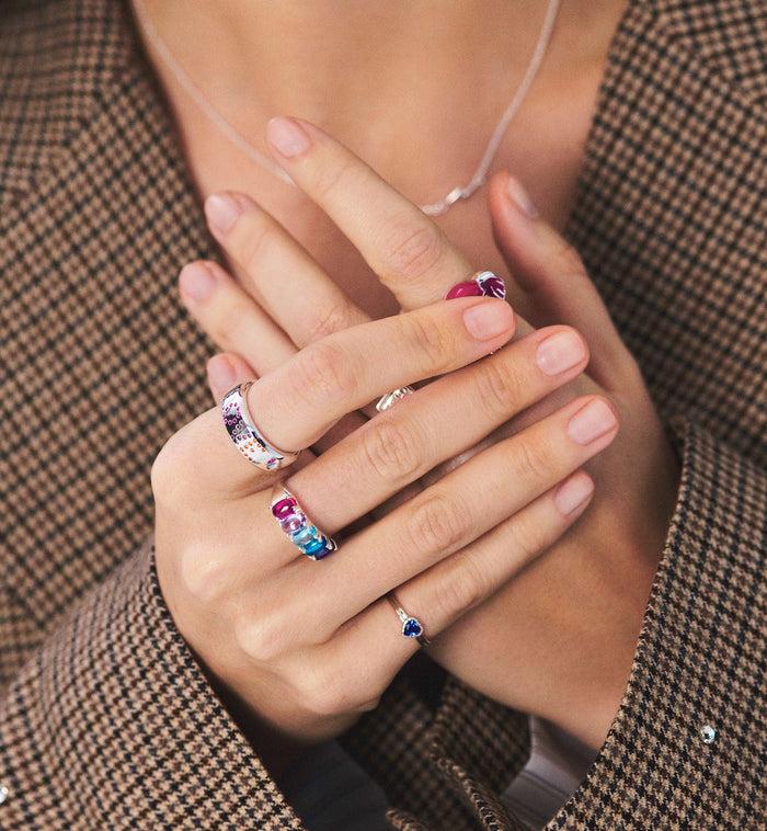 Anna Nina Written In The Stars Ring Silver