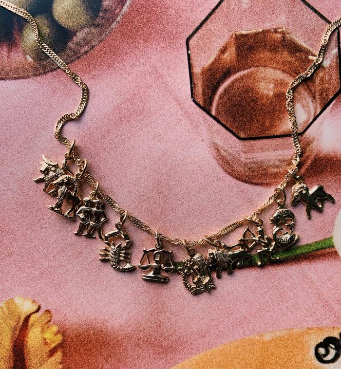 Anna Nina Zodiac Charm 14K Aquarius