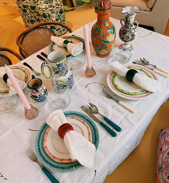 Anna Nina Cutlery Set 12 Pieces - Bordeaux Multicolour Set