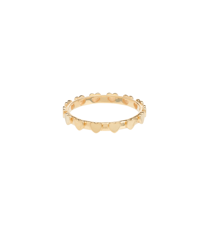 anna nina Eclipse Of The Heart Ring 14K Yellow Gold