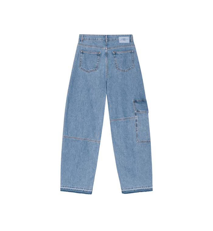 Anna Nina GANNI Broderie Anglaise Carpenter Jeans Blue