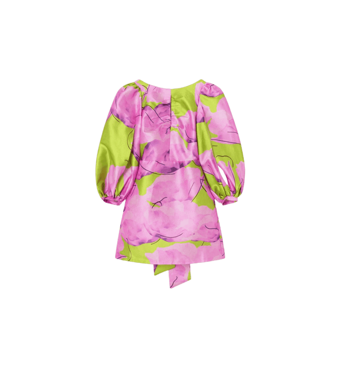 anna nina Laagam Liza Fleur Papaver Short Dress Multicolour