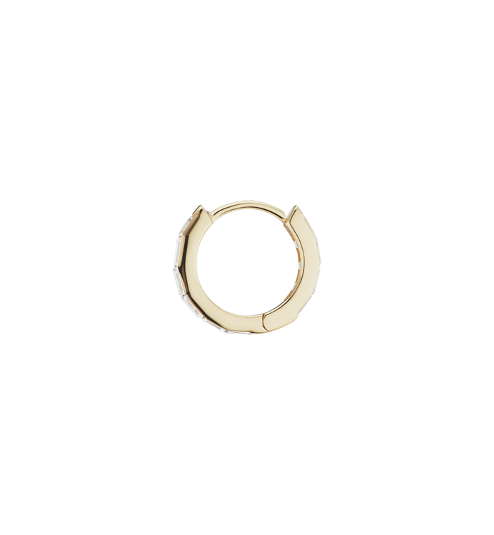 Anna Nina Maria Tash Invisible Diamond Baguette Earring 14K