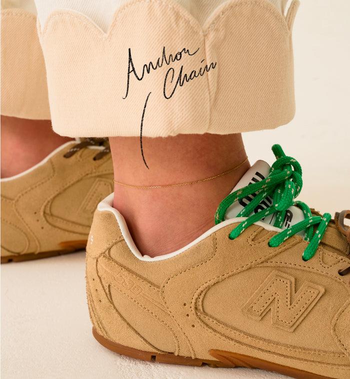 Anna Nina Never-Ending Anklet 9K Voucher Yellow Gold