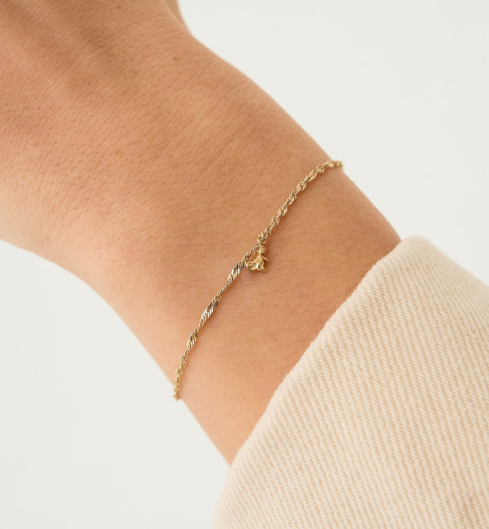 Anna Nina Never-Ending Bracelet 9K Voucher Yellow Gold