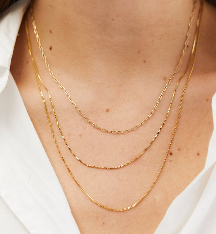 Anna Nina Never-Ending Necklace S 14K Voucher White Gold