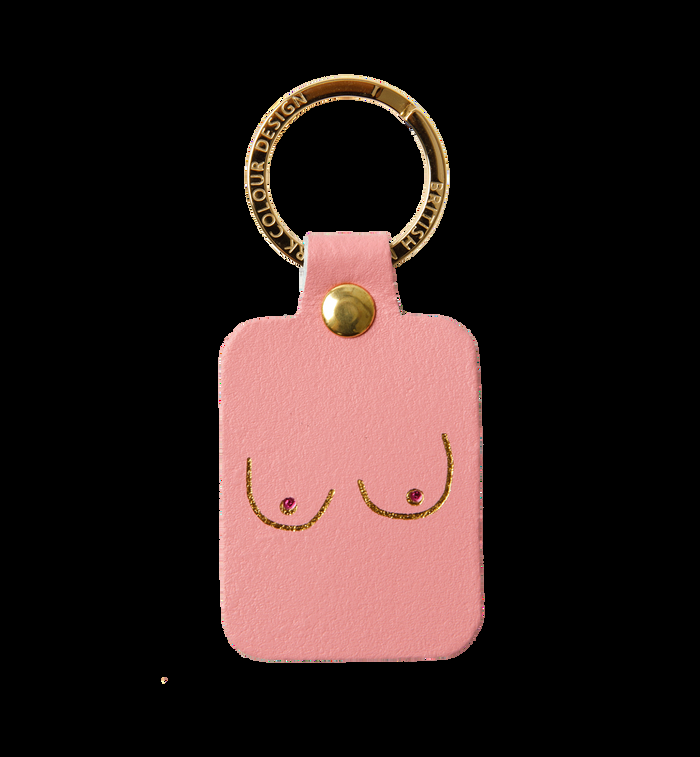 anna nina Pale Pink Key Chain Boob by Ark Colour Design