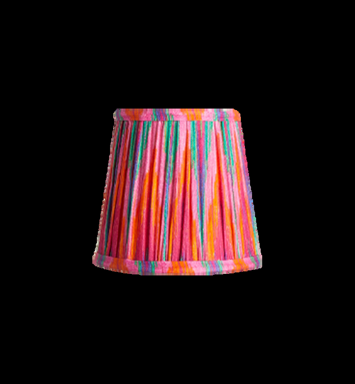 anna nina Pooky Pink Diamond Block Cotton Lampshade
