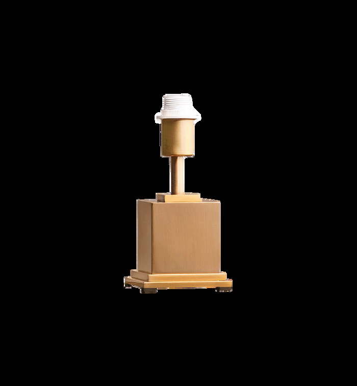 anna nina Pooky Square Brass Rechargeable Table Lamp