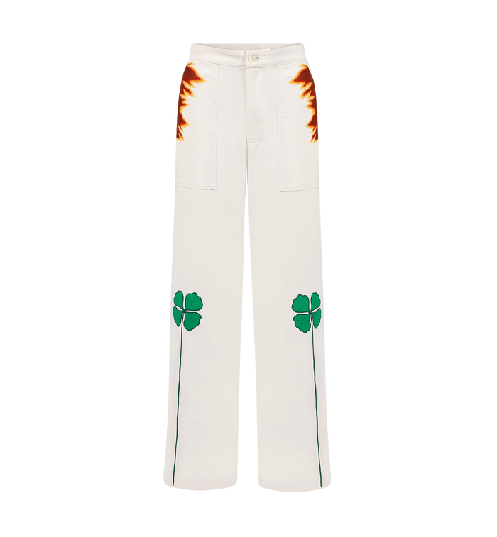 anna nina Stella Nova Patchwork Elements Jeans White