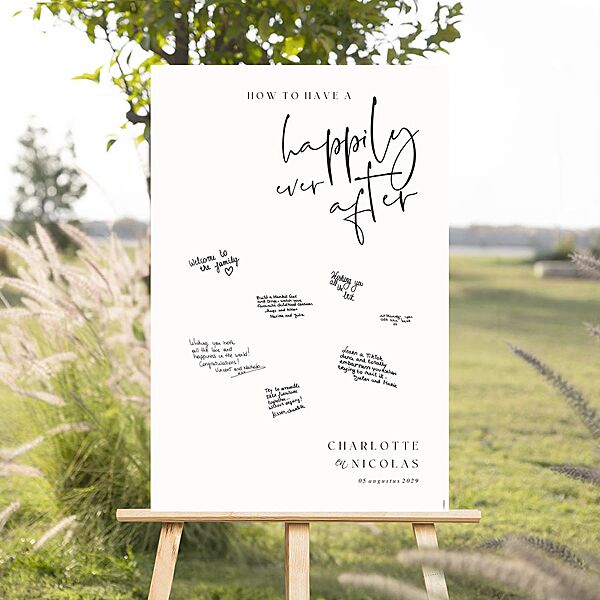 Ava Alternatief Gastenboek Huwelijk Uit Extra Dik Papier