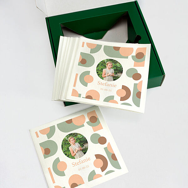 Ava Bedrukte Servetten Earth Natural