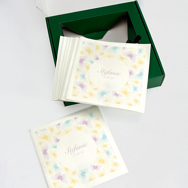 Ava Bedrukte Servetten Floral Pastel