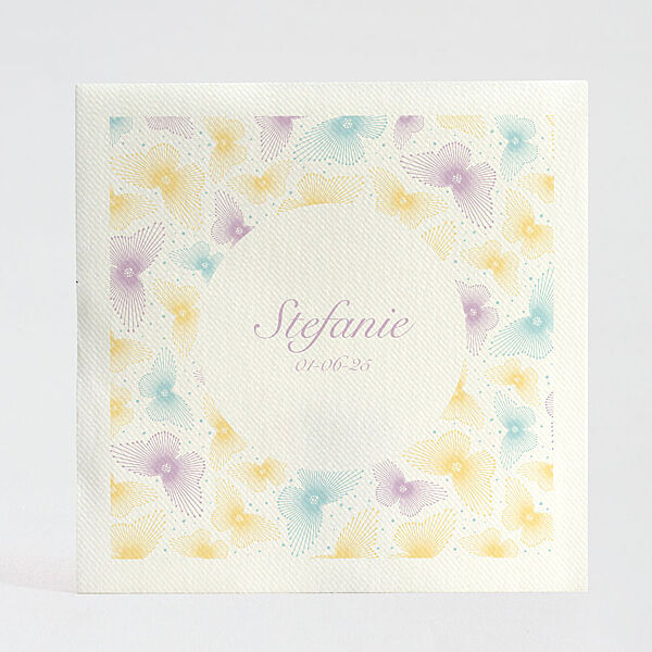 ava Bedrukte servetten Floral Pastel