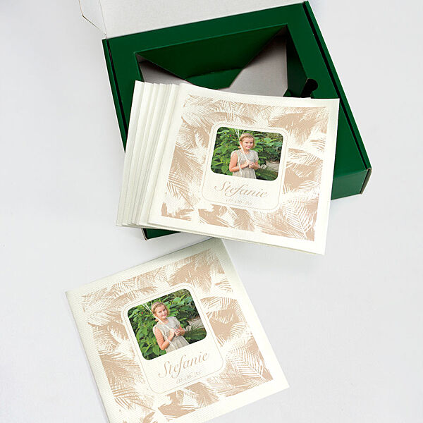 Ava Bedrukte Servetten Summer White