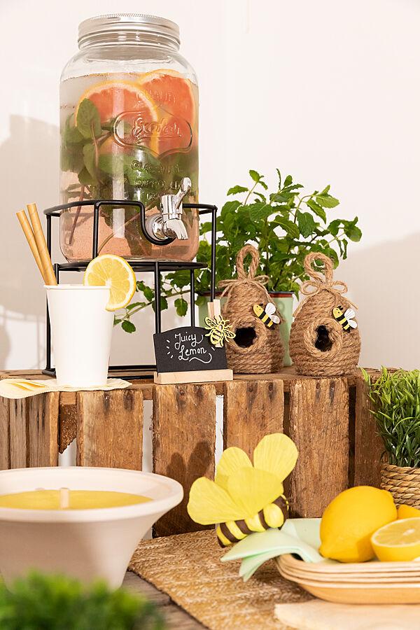 Ava Bij Op Clip Hout 6 Stuks