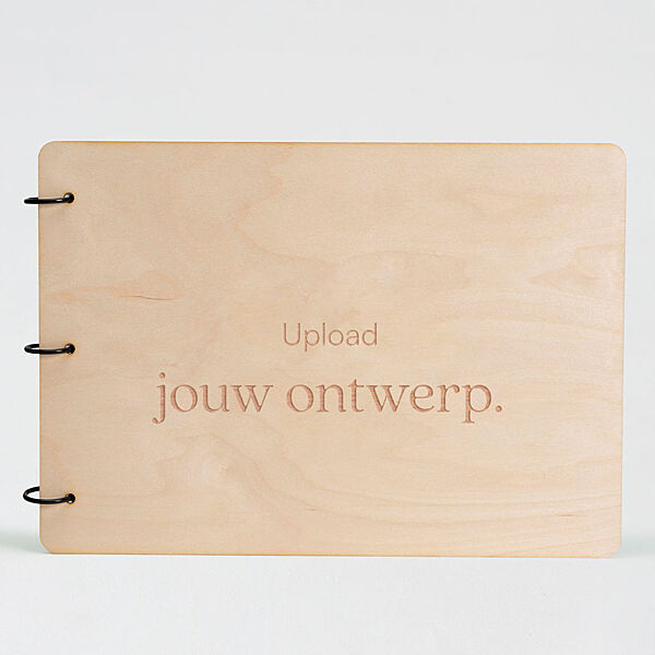 ava Boek met gepersonaliseerde houten kaft