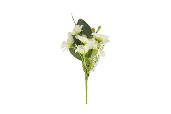 ava Boeket Wit-Groen 20cm