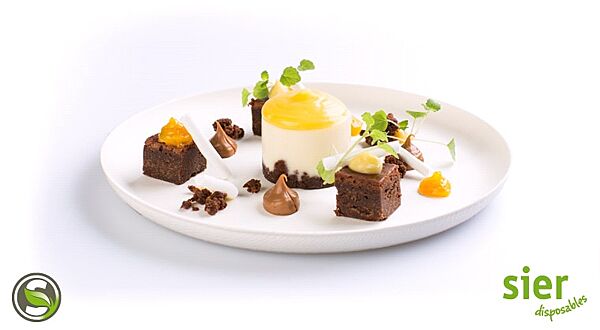 ava Bord Suikerriet H 1 5cm Ø 20cm 40 Stuks