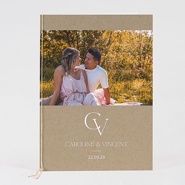 ava Ceremonieboekje met foto en eco achtergrond