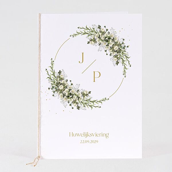 ava Ceremonieboekje met takjes en namen