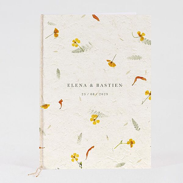 ava Ceremonieboekjes met blaadjes en namen