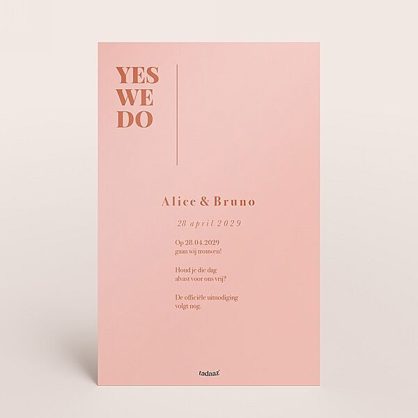 Ava Color Blocking Save The Datekaart Met Folie