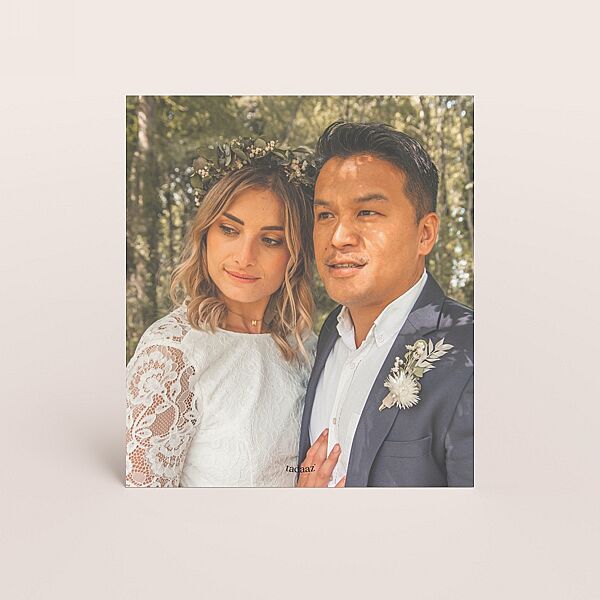 Ava Colorblocking Bedankkaartje Met Foto