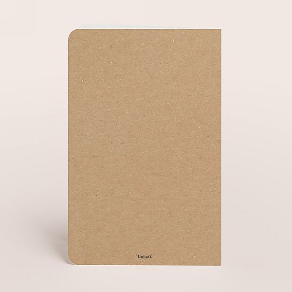 Ava Eco Trouwkaart Met Witte Bloemenkrans