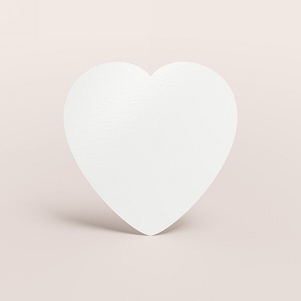 ava Enkele kaart hartvorm glanzend