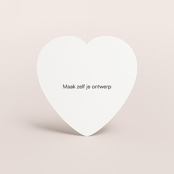 ava Enkele kaart hartvorm mat