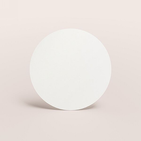 Ava Enkele Ronde Kaart Glanzend