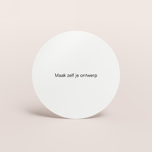 ava Enkele ronde kaart glanzend