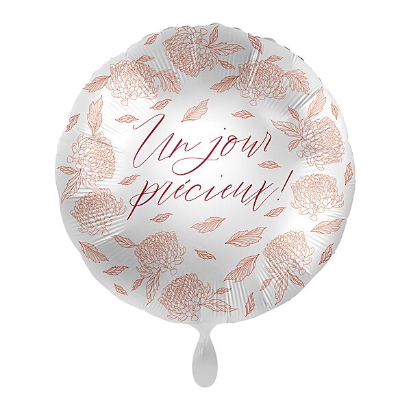 ava Folieballon "Un Jour Précieux " Peony Ø 43cm