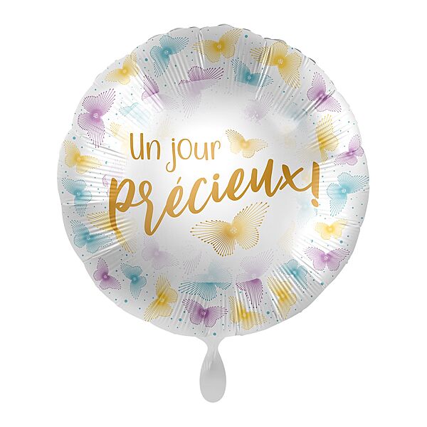 ava Folieballon "Un Jour Précieux " Vlinder Ø 43cm