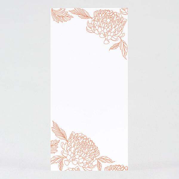 Ava Foto Bedankkaart Apricot