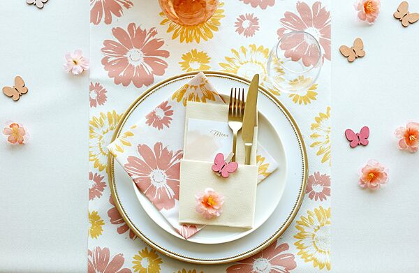 Ava GALA Servetten Fiori 40x40cm 25 Stuks