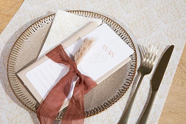 Ava GALA Tafelloper Boho 40cm X 6m