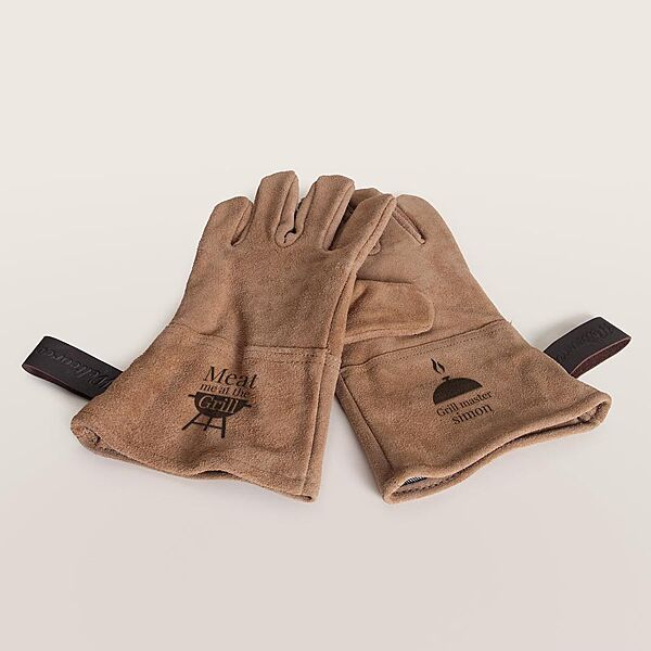 ava Gepersonaliseerde BBQ handschoenen van koeleer