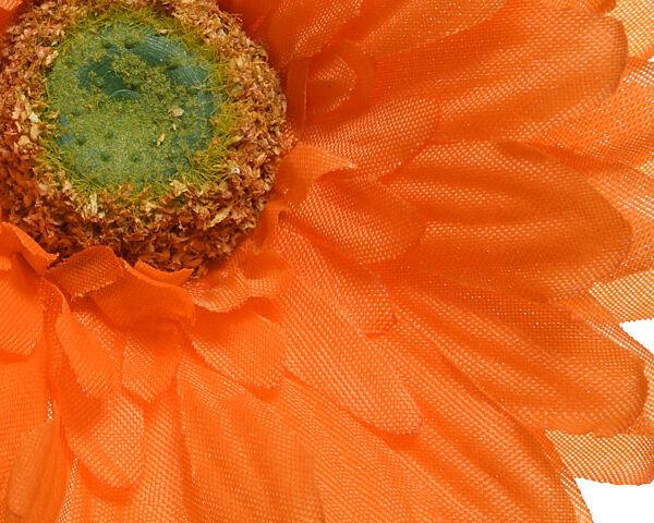 Ava Gerbera Op Steel Oranje H 50cm Ø 10cm