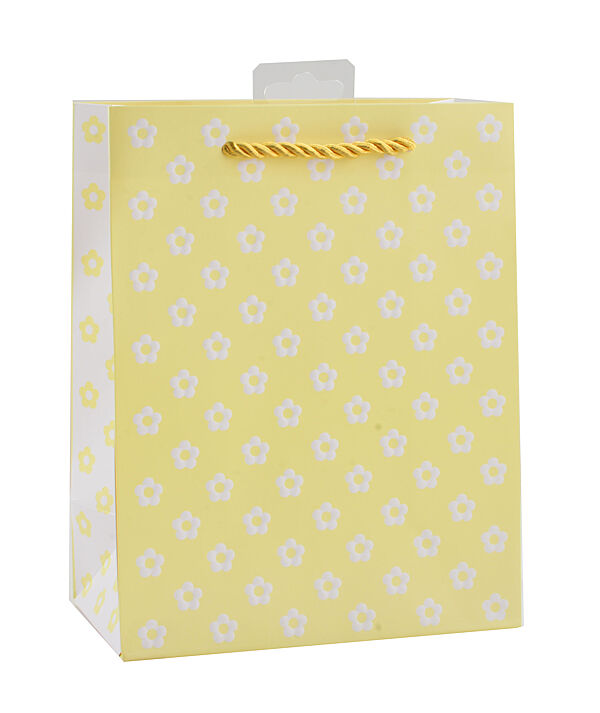ava Geschenkzak Geel 18x10x23cm