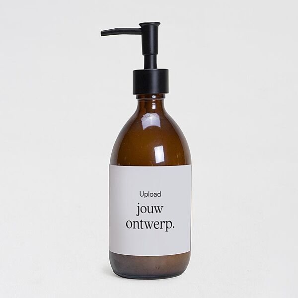 ava Gevulde zeeppomp met sticker