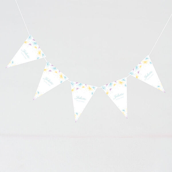 ava Guirlande communion Floral Pastel