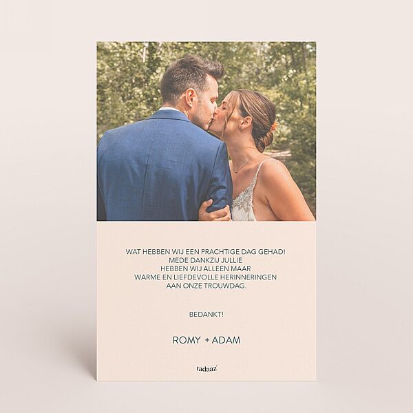 Ava Hip Bedankkaartje Colorblocking Met Foto