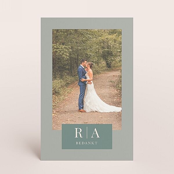 ava Hip bedankkaartje colorblocking met foto