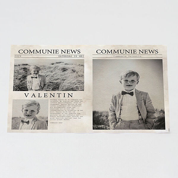 Ava Hippe Placemat In Krant Thema