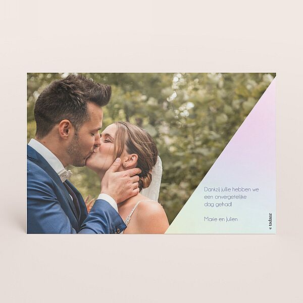 Ava Holografisch Bedankkaartje Met Foto