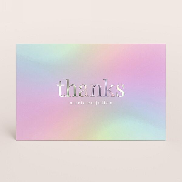 ava Holografisch bedankkaartje met foto
