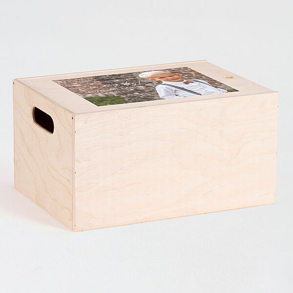 Ava Houten Kist Met Foto En Tekst